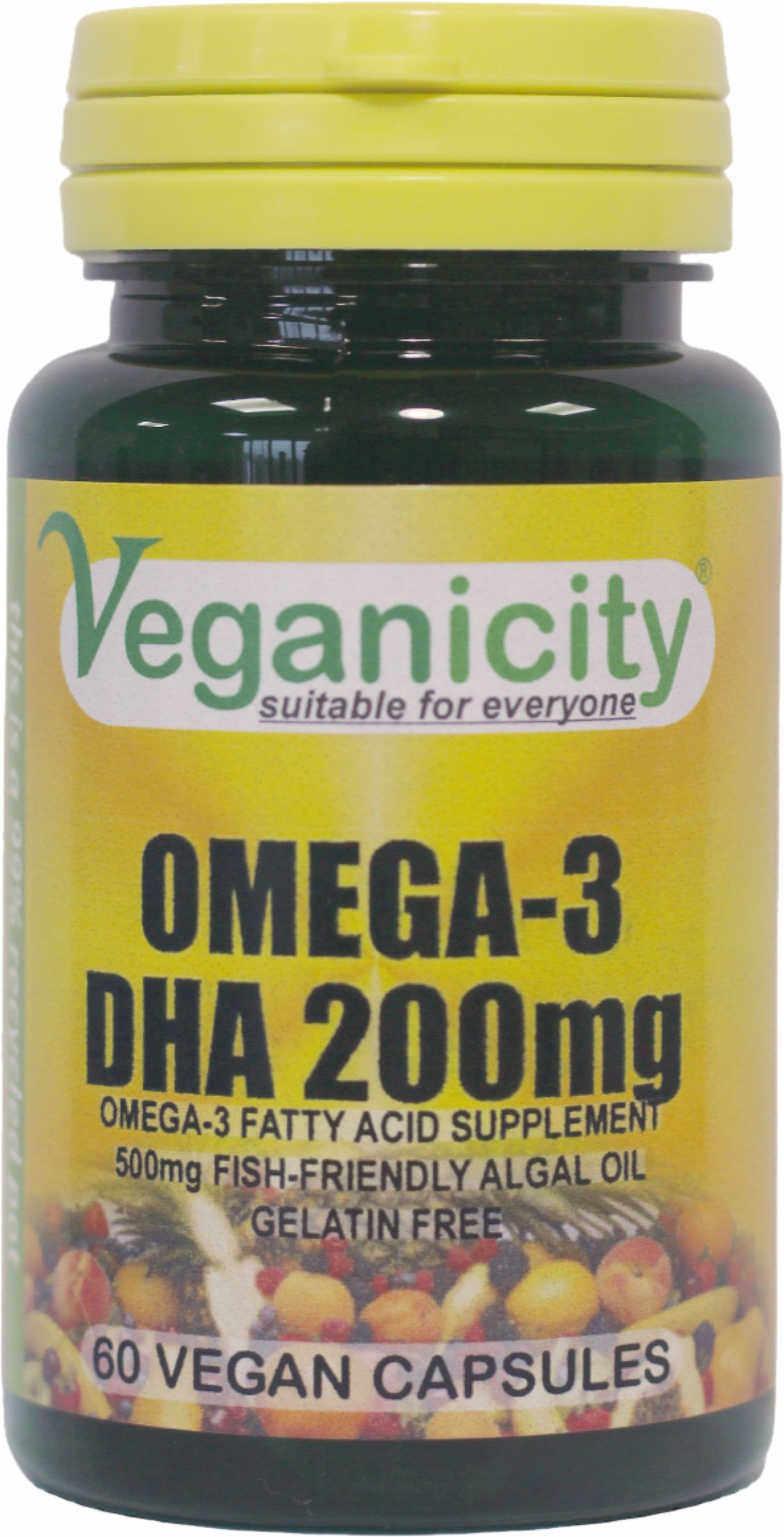Veganicity > Heart Health > Omega-3 DHA 200mg