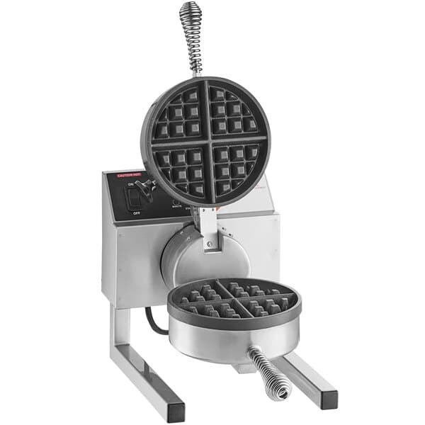 Nemco 7020A-1S SilverStone Non-Stick Belgian Waffle Maker with Fixed ...
