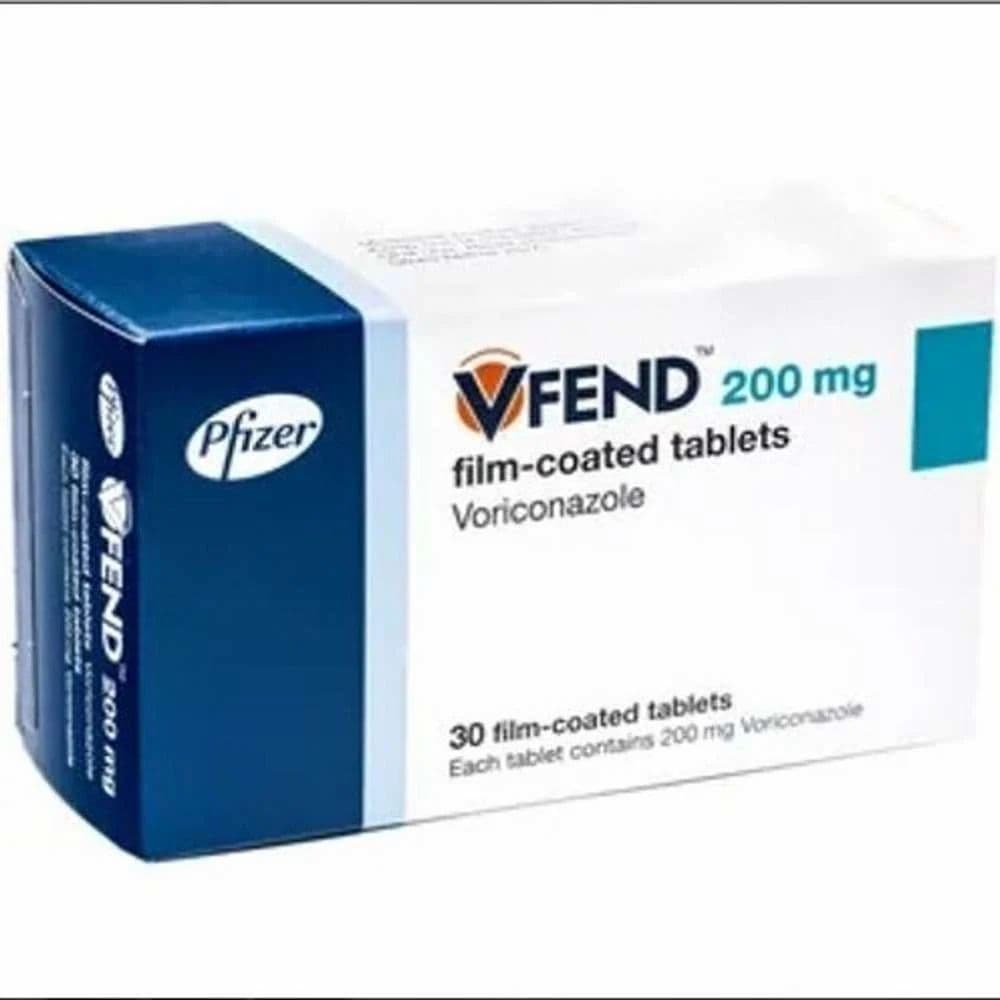 Voriconazole (200mg) Vfend 200mg Tablet, 7 Tablets In 1 Strip ...
