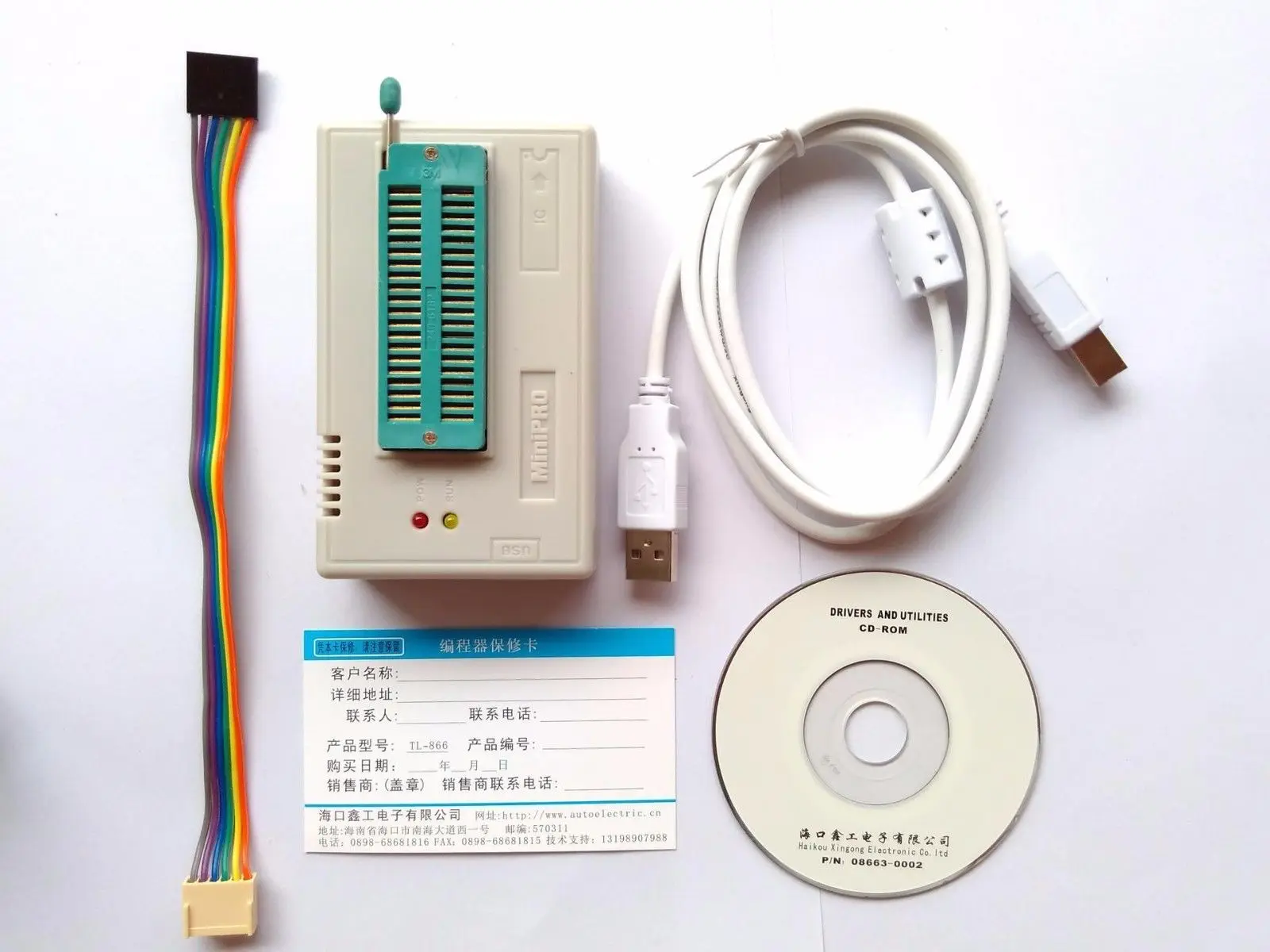 Xgecu Tl866ii Plus Programmer For Spi Flash Nand Eeprom