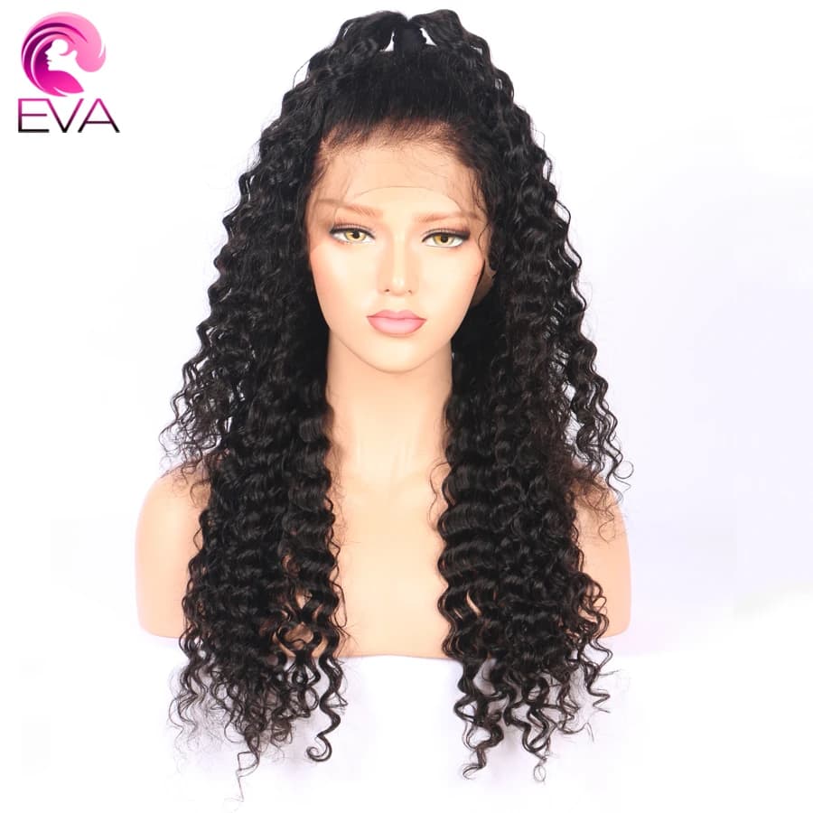 Eva Hair Silk Base Wigs Pre Plucked Full Lace Human Hair Wig With Baby ...