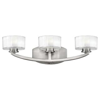 Hinkley Lighting Meridian 3 Light 21" Wide LED Bathroom Vanity Light ...
