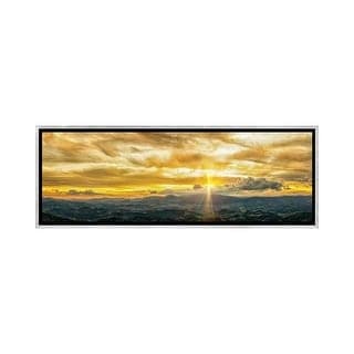 iCanvas "Golden Hour Panorama" by Glauco Meneghelli Framed - Bed Bath ...