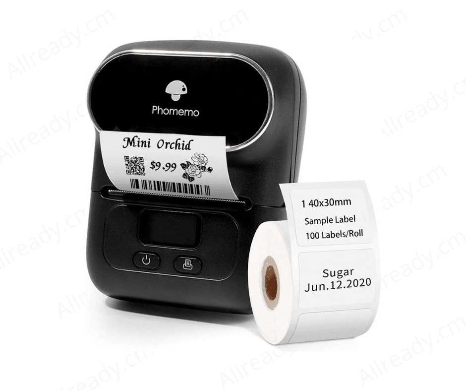Imprimante d'étiquettes thermique Portable - PHOMEMO M110 - AllReady
