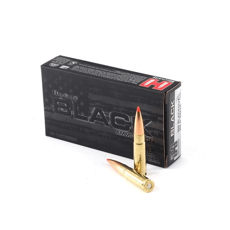 300 Blackout 208gr A-Max BLACK – Subsonic – (Hornady) – Ammo Direct