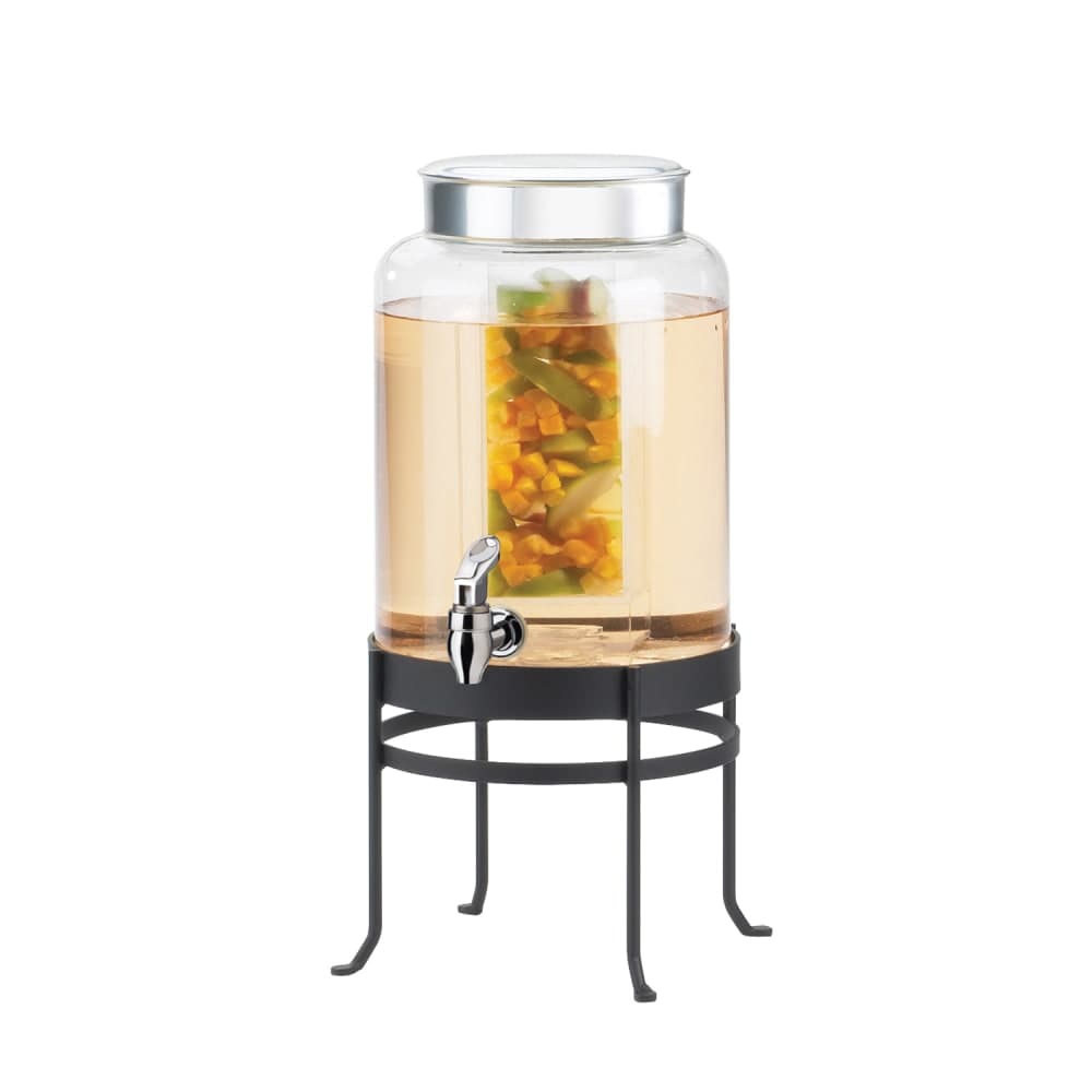 Cal-Mil 1580-2INF-13 SoHo 2 Gallon Round Glass Beverage Dispenser w ...