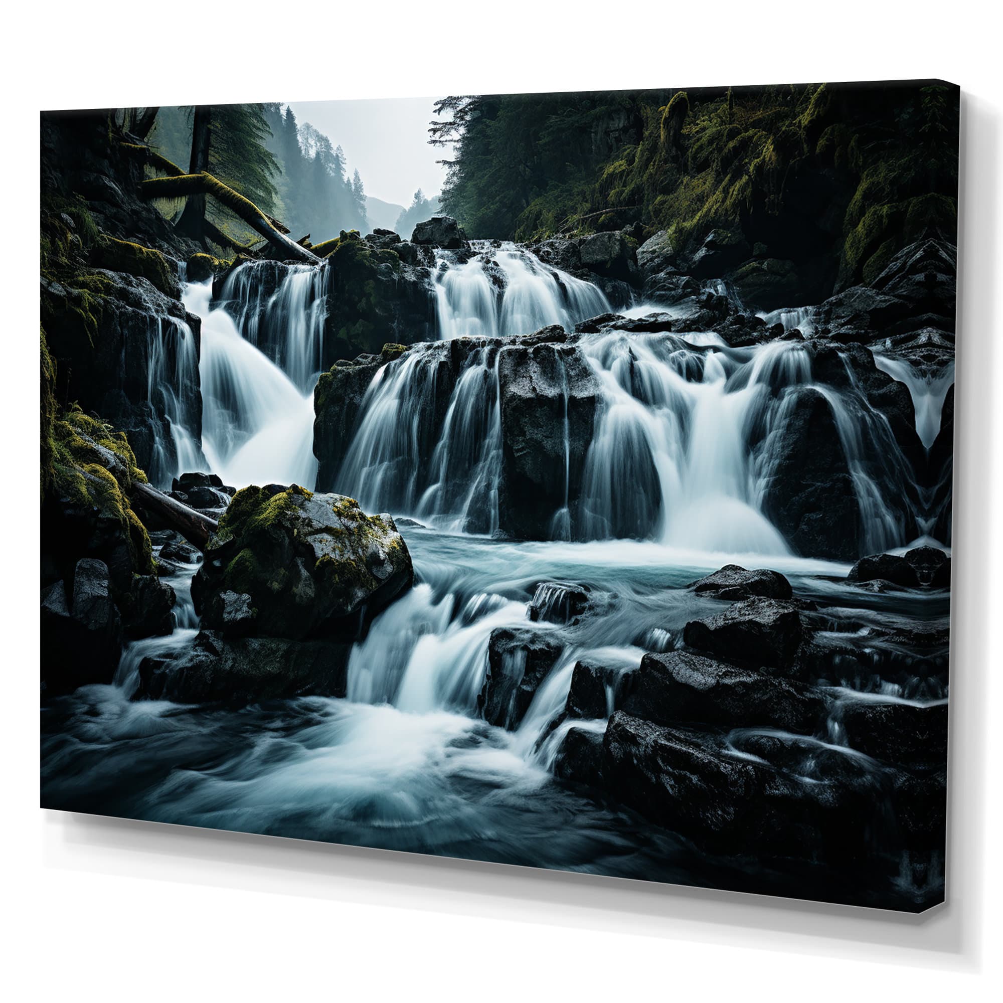 Millwood Pines Waterfall Eternal Cascade II - Landscapes Canvas Prints ...