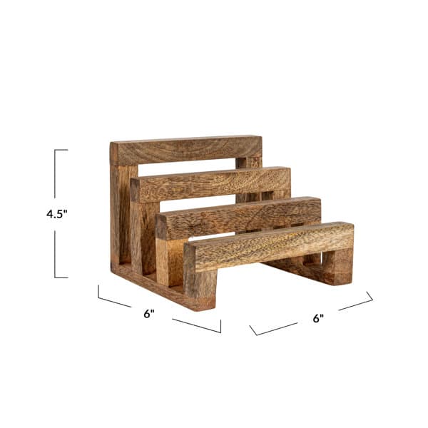 Creative Co-Op Mango Wood Cutting Board Stand | Wayfair