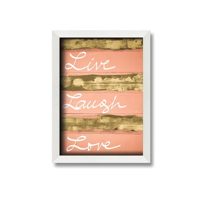 Maturi Live Laugh Love 3 Framed Print Wall Art | Wayfair.co.uk
