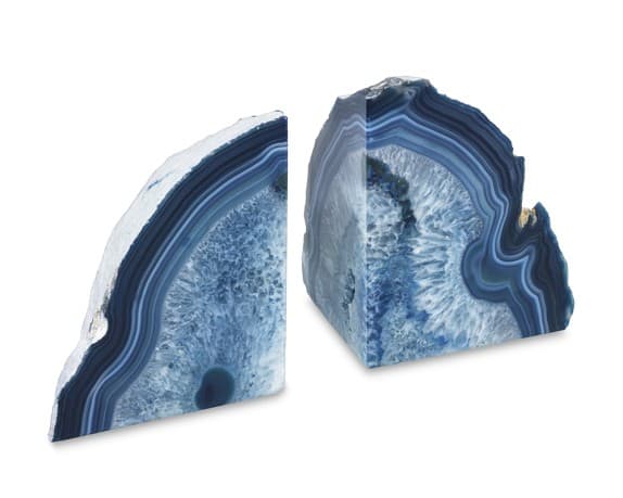 Agate Bookends - Set of 2 | Decorative Object | Williams Sonoma