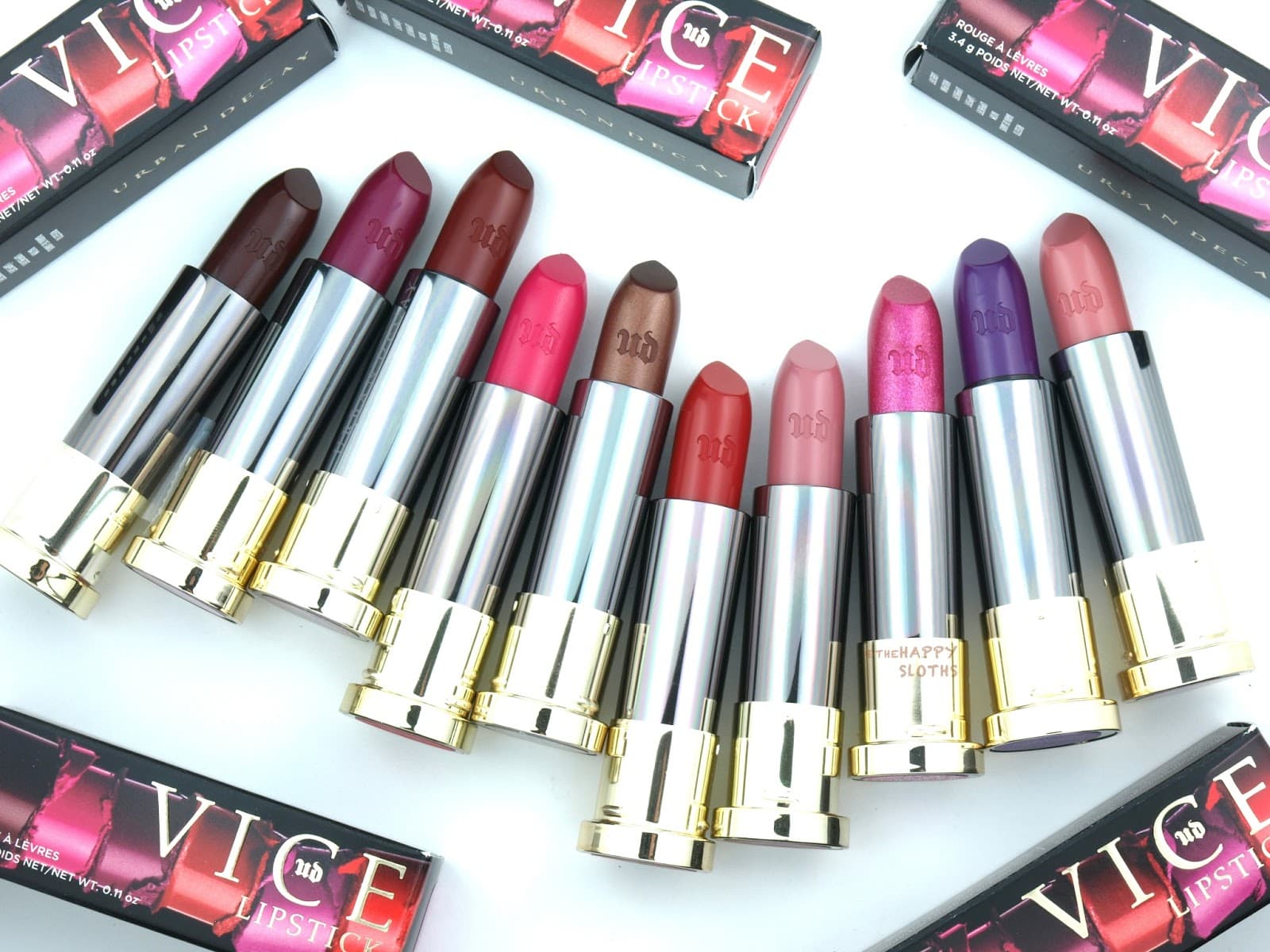 Urban Decay Vice Lipstick: Review and Swatches | The Happy Sloths ...