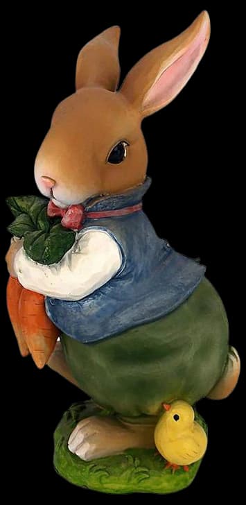 Design Toscano Bunny Hop Lane Father Rabbit Statue & Reviews | Wayfair