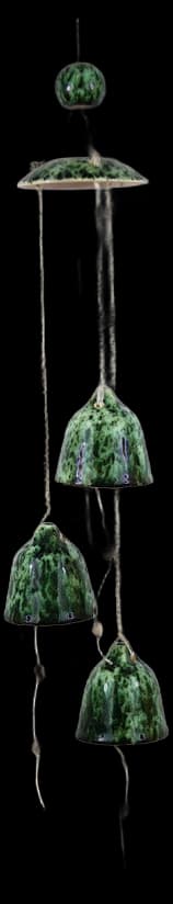 Ceramic Wind Chimes Rustic Garden Décor | EarthWind Bells