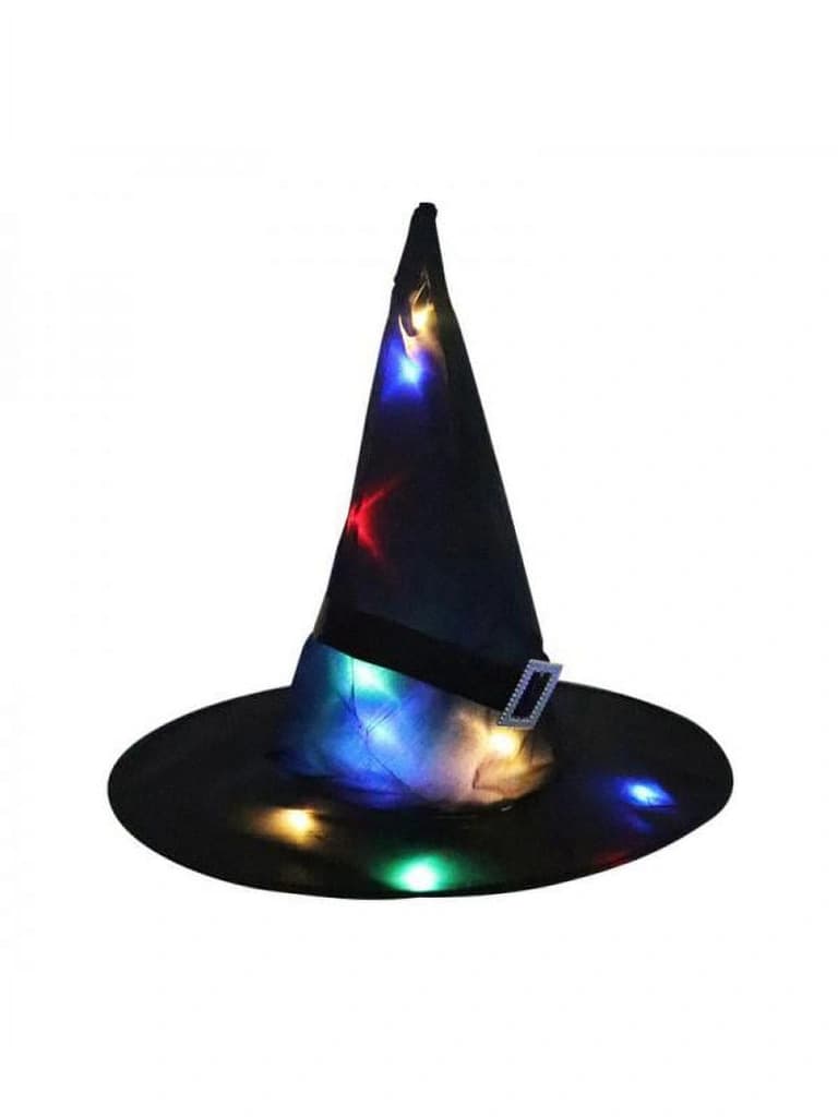 Halloween Decorations Witch Hat Lights, Glowing Witch Hat Halloween ...