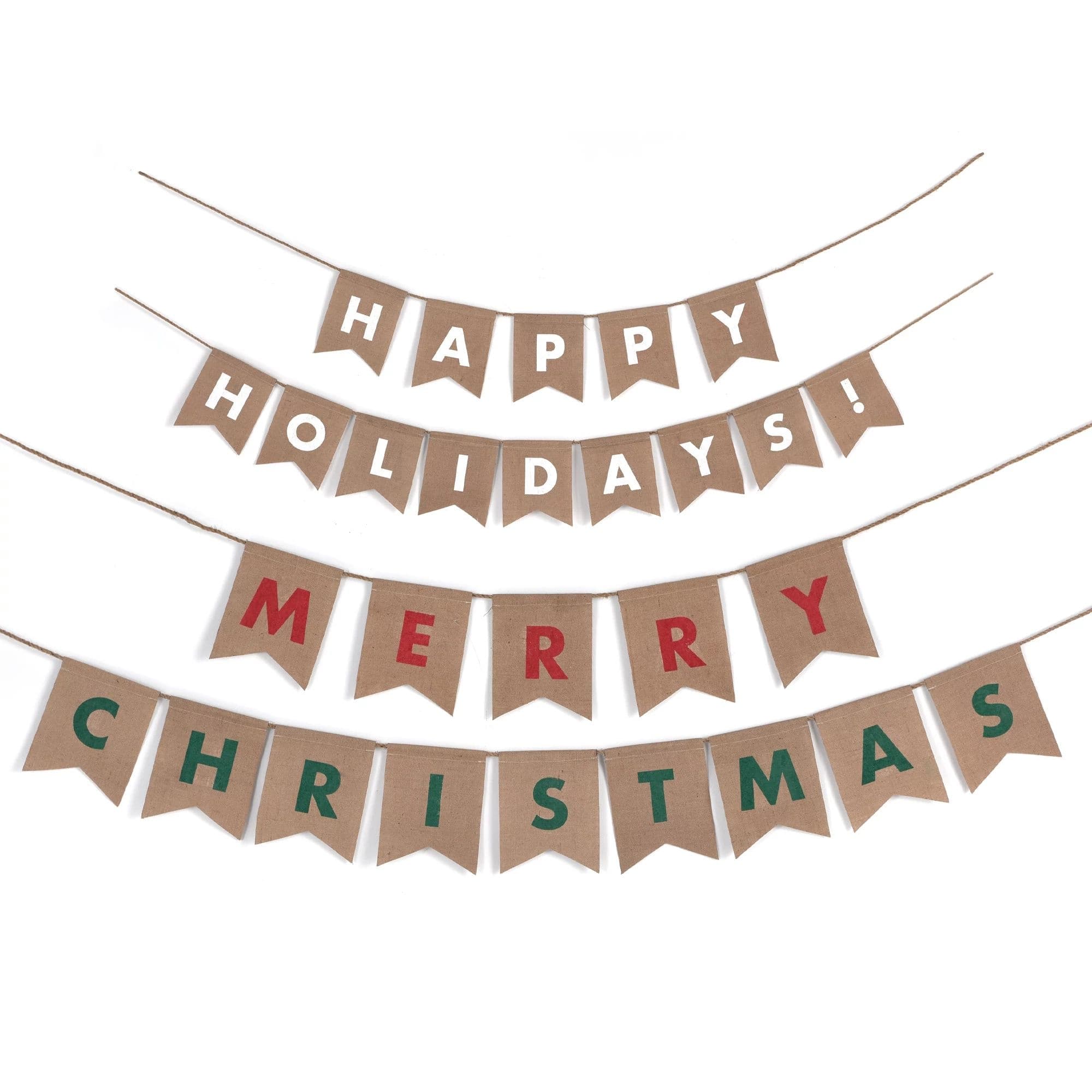 Reversible Holiday Letter Banner - Party On!