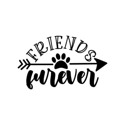 Friends forever calligraphy hand lettering Vector Image