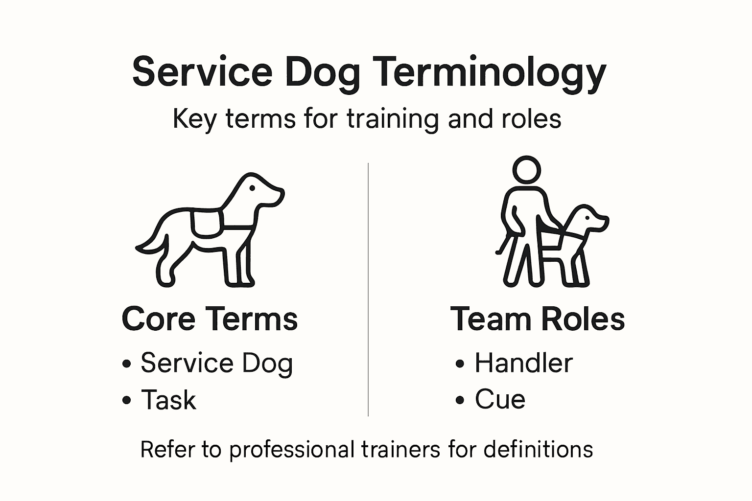 Terminology in Service Dog Training: Why it Matters – iPupPee
