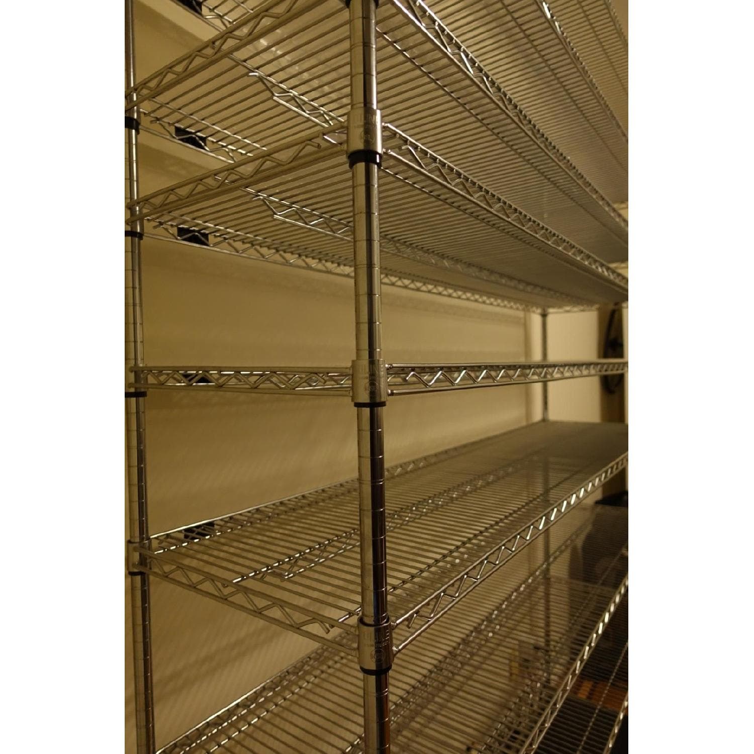Uline Chrome Wire Shelving Unit - AptDeco