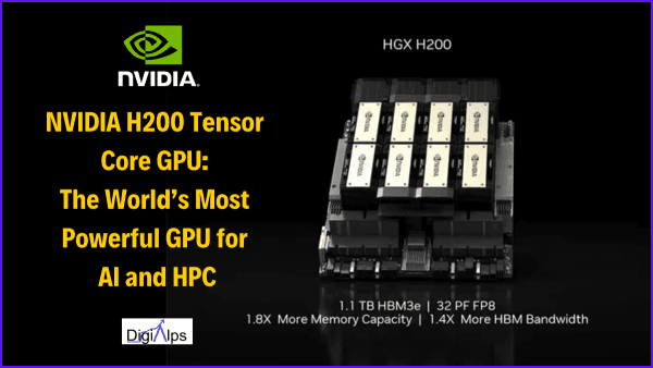 NVIDIA H200 Tensor Core GPU: Most Powerful GPU for AI & HPC - DigiAlps LTD