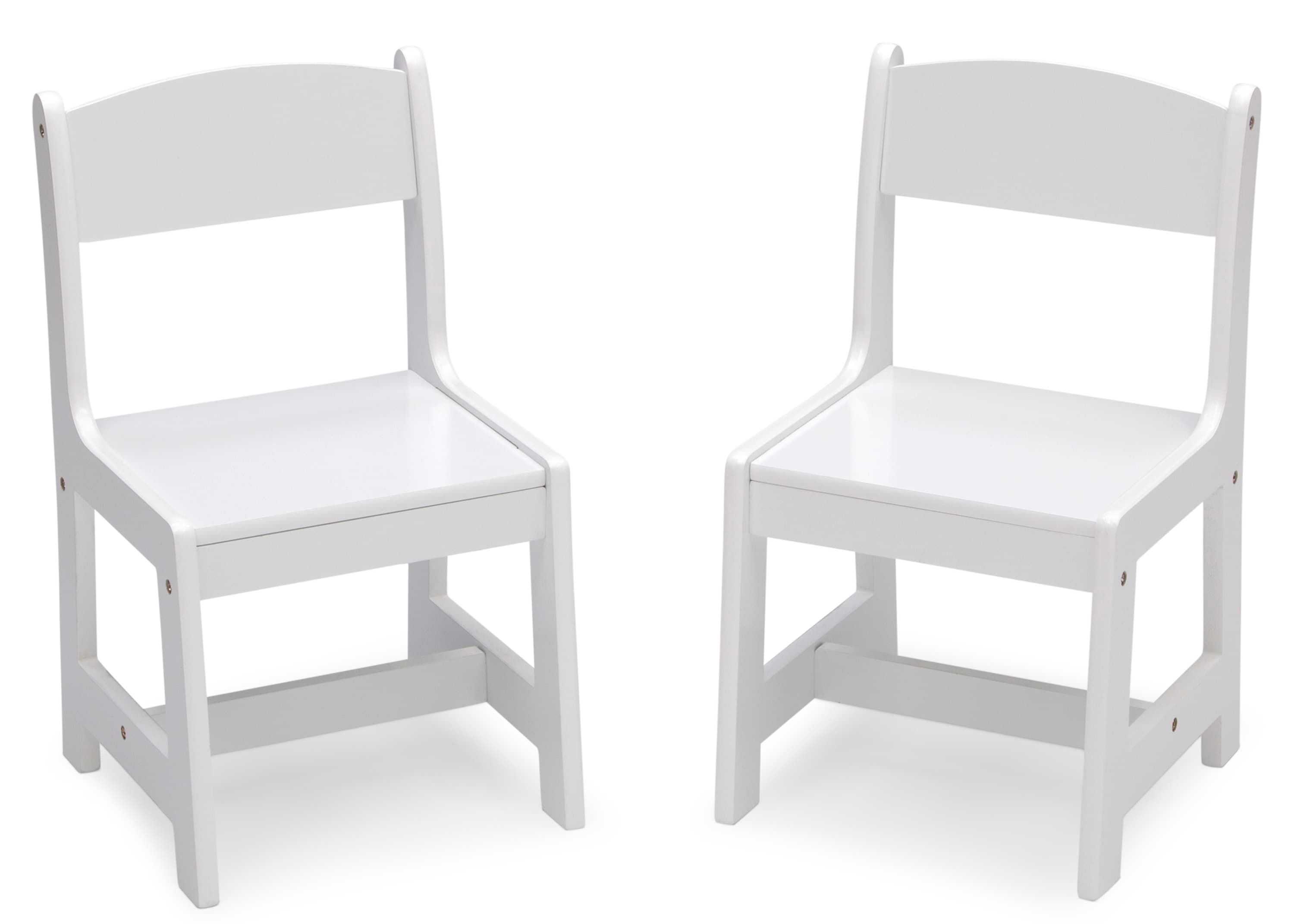 MySize Wood Kids Chairs for Playroom (Pack of 2) - Delta Children