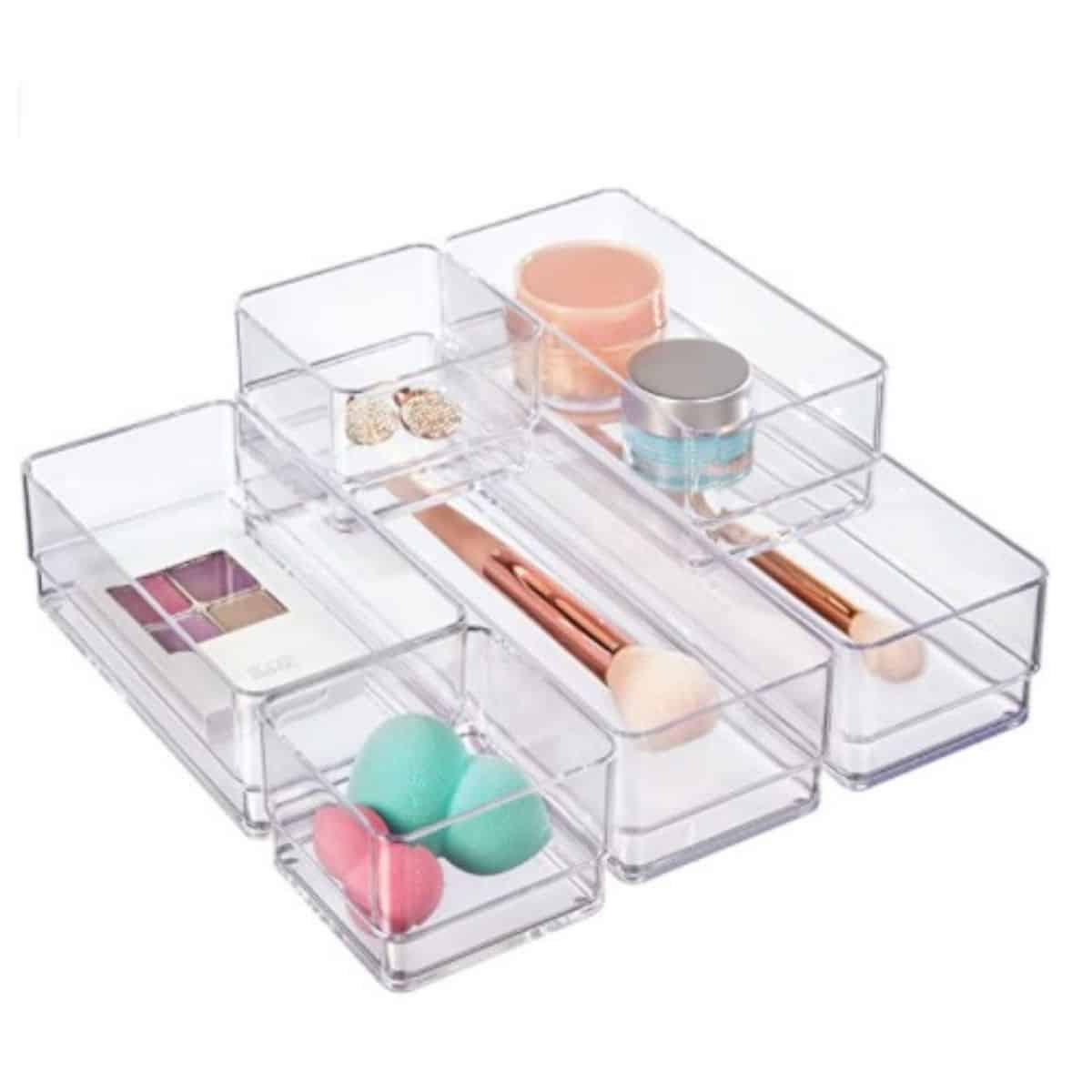 STORi Clear Plastic Vanity and Desk Drawer Organizers – Healthier ...