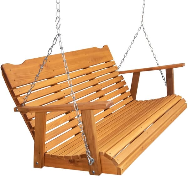 5’ Cedar Porch Swing - Etsy