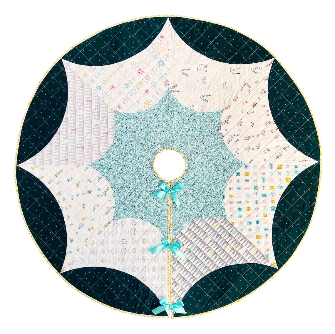 Brightest Star Tree Skirt & Garland Quilt (PDF Patterns) - Etsy
