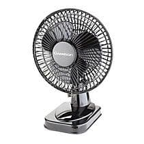 NOMA Retro Portable Oscillating Table/Desk Fan, 3-Speed, Metal, 12-in ...