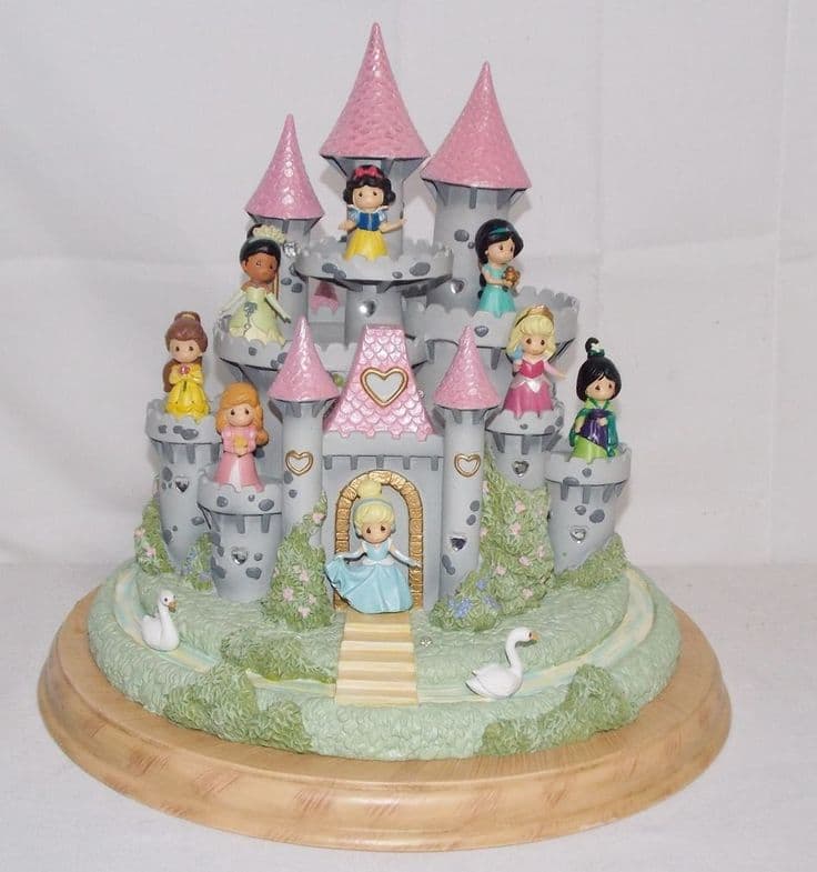 Precious Moments Ultimate Disney Princess Illuminated Castle Sculpture ...
