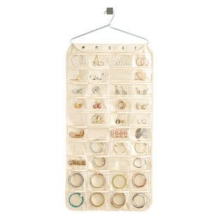 Canvas Hanging Jewelry Organizer