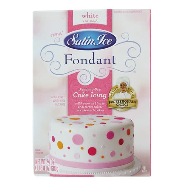 Satin Ice: Glaçage fondant blanc roulé (24 onces) / Satin Ice: White ...