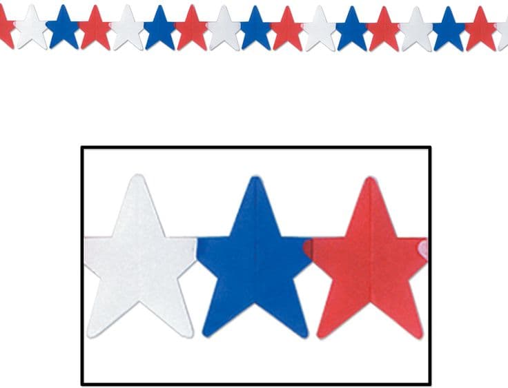 Patriotic Star Garland | Thing 1