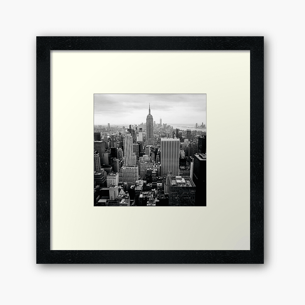 'skyline new york' Framed Print by haroulita | Framed art prints ...