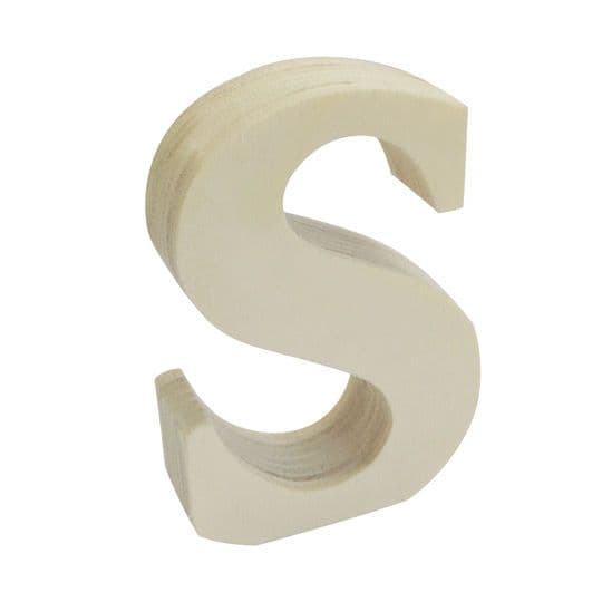 3" Chunky Wood Letter By Artminds® | Unfinished - F | 3 in | Michaels ...