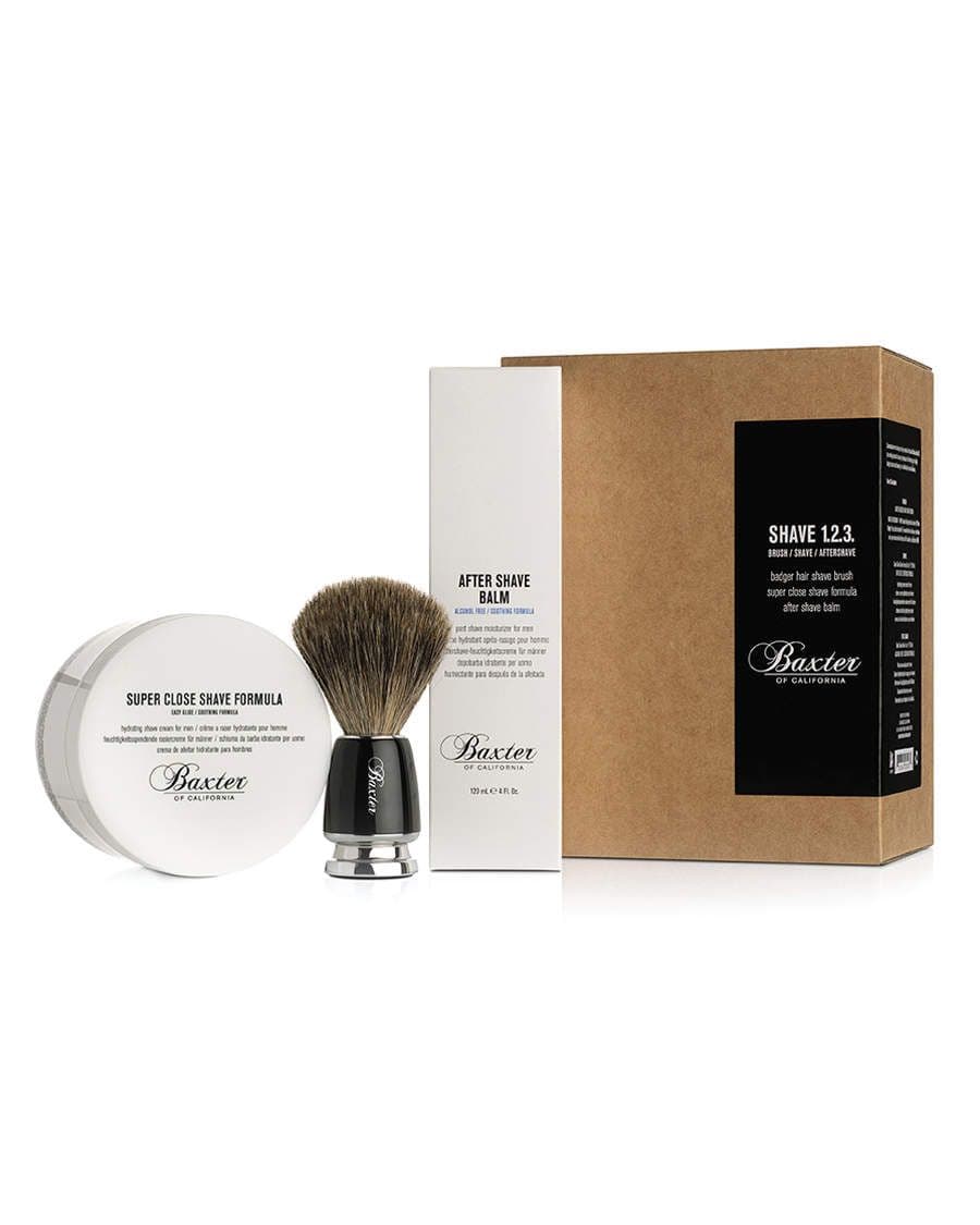 Shave 123 Kit | Baxter of california, Shaving brush, After shave balm