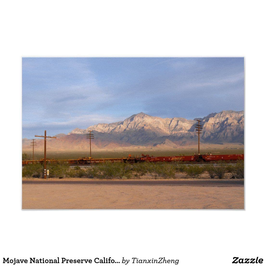 Mojave National Preserve California Poster | Zazzle.com in 2020 ...