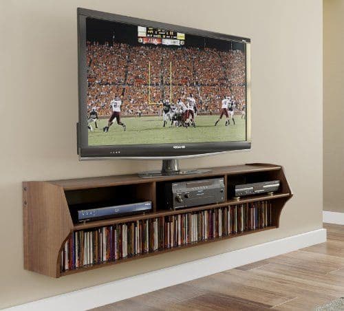 Prepac Altus Plus 58 inch Floating TV Stand, Espresso | Wall mount tv ...