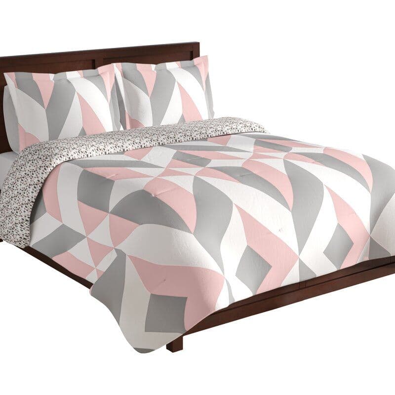 Grit Reversible Geometric Comforter Set