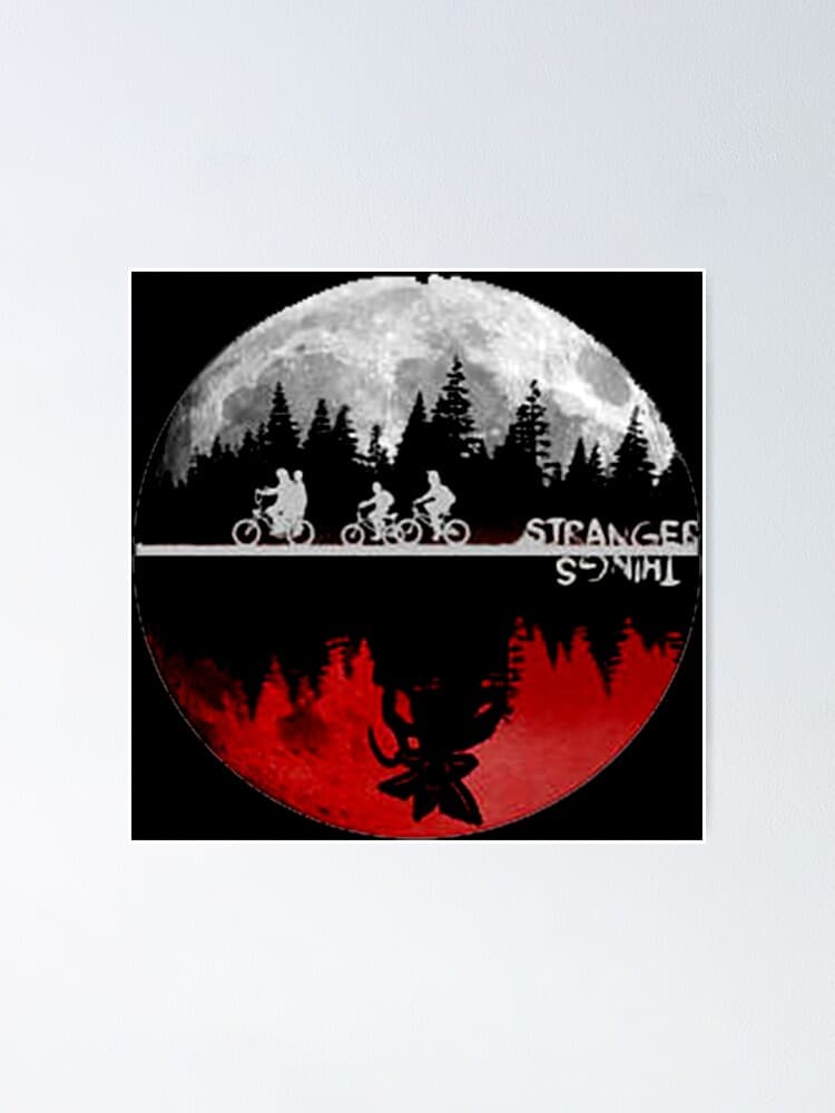 "stranger things retro" Poster by Toyakala | Redbubble
