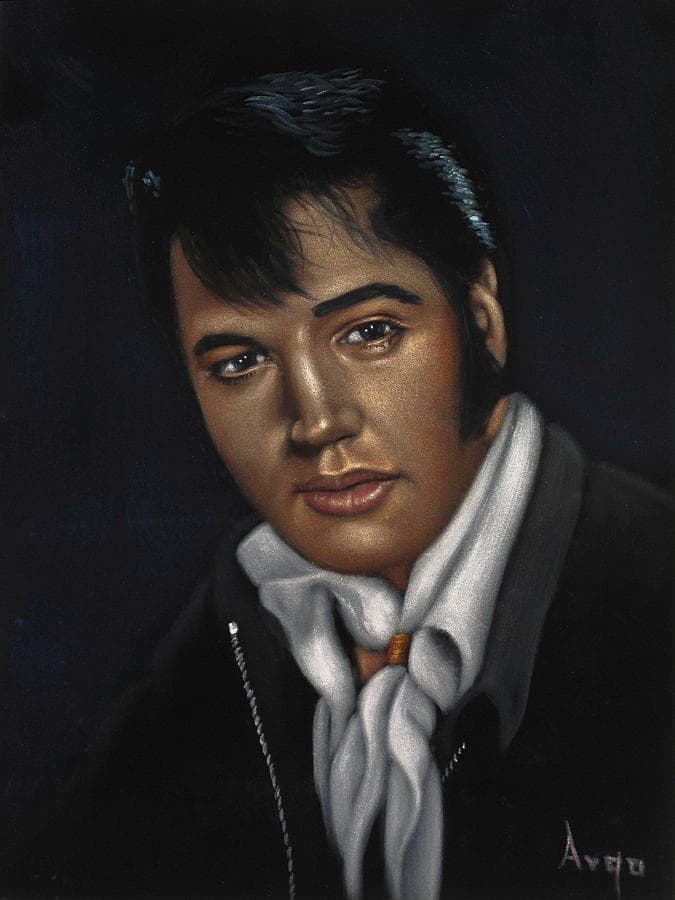 Elvis Presley Portrait Painting by Argo - Fine Art America