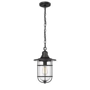 Artika Arlo 1-Light Black Modern 3 CCT Integrated LED Outdoor Ceiling ...