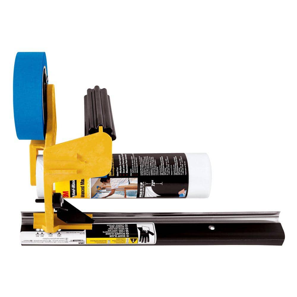 3M Hand-Masker Painter's Tape and Masking Film Dispenser (1 Kit) M3000 ...