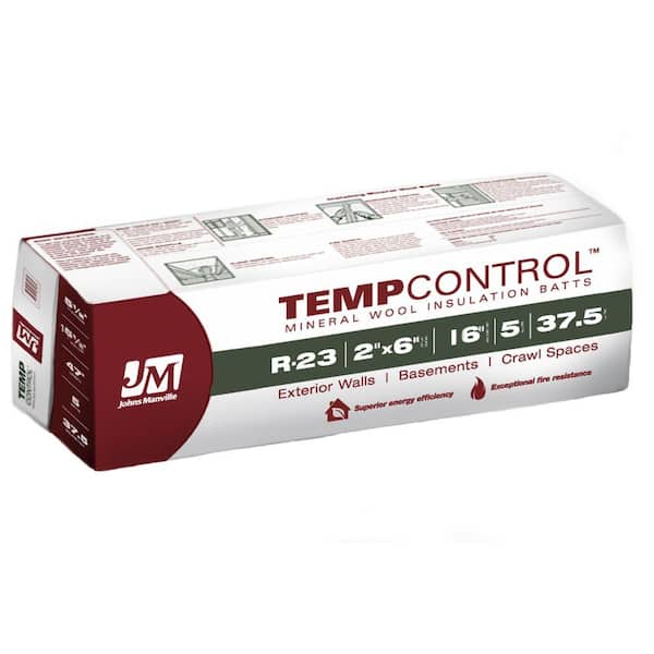 Johns Manville R-23 TempControl Mineral Wool Insulation 15 in. x 47 in ...