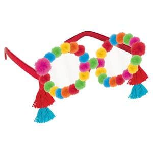 Amscan Cinco de Mayo Pom Pom Fun Shades (3-Pack) 250934 - The Home Depot