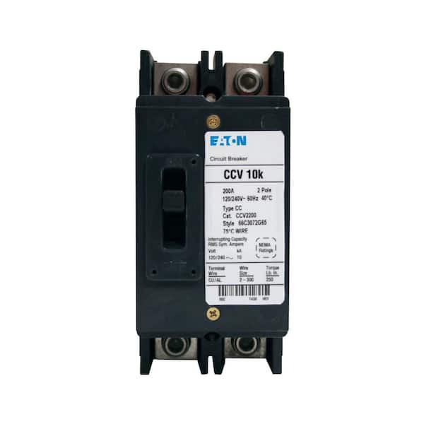 Eaton BJ 200 Amp 2-Pole 10k Main Breaker BJ2200 - The Home Depot