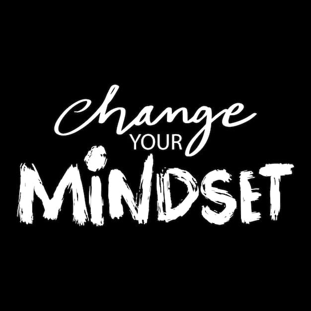 Premium Vector | Change your mindset hand drawn lettering phrase ...