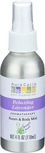 Aura Cacia Room and Body Mist, Relaxing Lavender, 4 Fluid Ounce