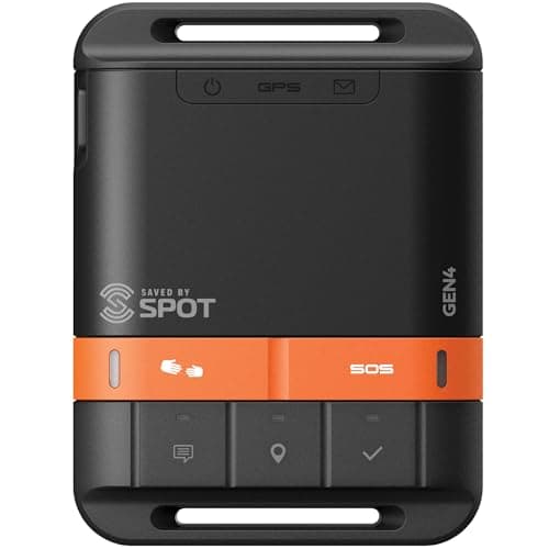 SPOT Gen 4 Satellite GPS Messenger | Handheld Portable GPS Messenger for Hiking, Camping, Outdoor Activities | Globalstar Satellite Network Coverage | Subscription Required