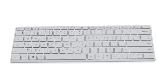 Microsoft Designer Compact Keyboard: Comfortable, Slim portable, Microsoft Wireless Keyboard with Bluetooth - Matte Black (English)