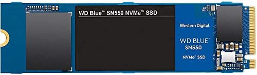 WD Blue SN550 1TB NVMe Internal SSD - Gen3 x4 PCIe 8Gb/s, M.2 2280, 3D NAND, Up to 2,400 MB/s - WDS100T2B0C